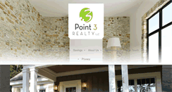 Desktop Screenshot of point3realty.com